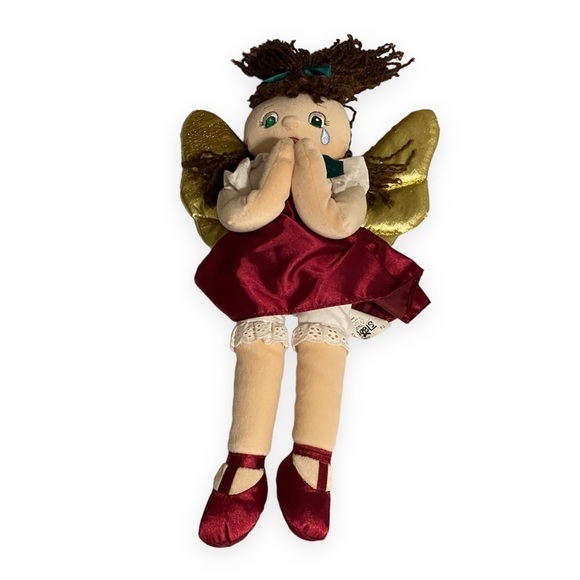 Toy Holiday Cloth‎ Doll Gibson Mercy Little Angels Christmas - Picture 1 of 6